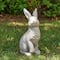 Glitzhome® 18" MGO Sitting Rabbit Garden Statue